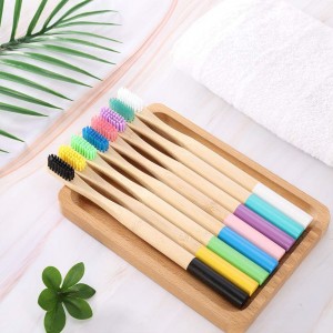 Low price for Bamboo Toothbrush With Natural Bristles - Compostable Natural Bamboo Toothbrush with Medium Soft Bristles for Adults – CHYM