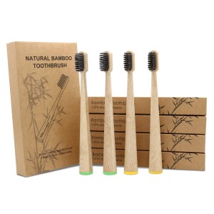 Oral Care Recyclable Eco Friendly and Biodegradable Travel Bamboo Toothbrush