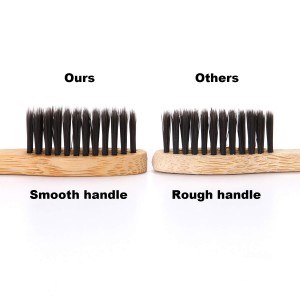 Biodegradable Zero Waste Natural Bamboo Toothbrush With Soft Bristles