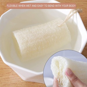 Compostable Eco-Friendly Loofah Sponge For Bathing Spa Massaging Daily Skin Care