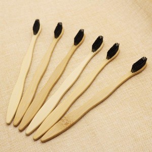 Safe and Biodegradable Recycle Natural Bamboo Toothbrushes With Soft Bristles