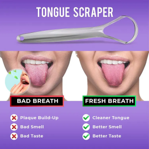 Eco-friendly tongue scraper