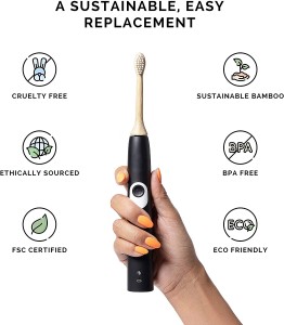 Eco-Friendly Recyclable Standard Sonic Replacement Bamboo Toothbrush Heads