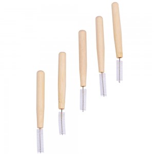 Natural Bamboo Interdental Brush With Soft Bristles For Personal Health Care