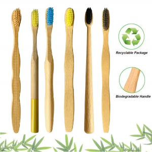 100 natural bamboo toothbrush