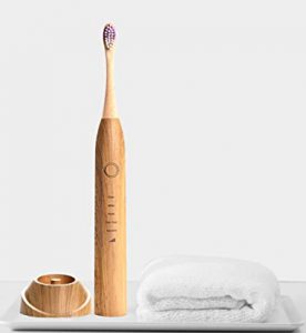 Biodegradable Electric Bamboo Toothbrush With 3 Replaceable Bamboo Toothbrush Head