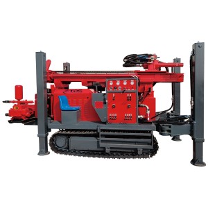 Water well drilling rig machine driven by diesel engine with 180m~600m drilling depth
