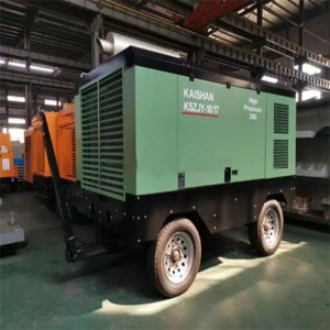 162kw Diesel Portable Rotary Screw Air Compressors