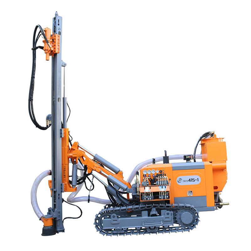 Bottom price Tractor Water Well Drilling Rig - Blast hole surface dth rock drilling rig machine price China – TDS