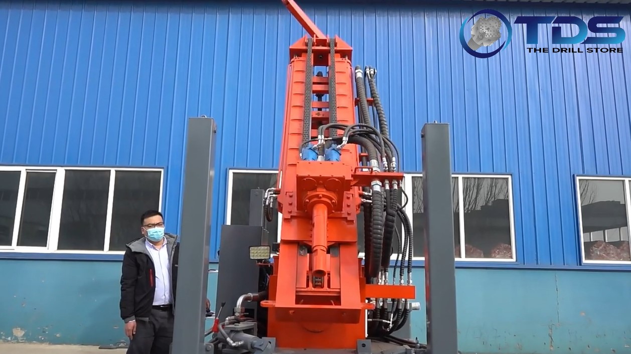 Working principle of TDS series water well drilling rig