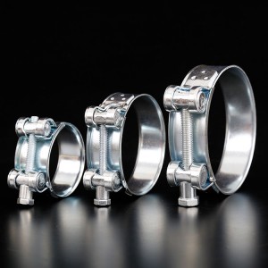 high quality stainless steel Robust type  single bolt heavy duty pipe clamp