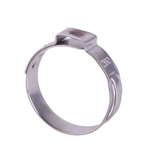 304 Stainless steel Single Ear Stepless Hydraulic Air Hose Clamp