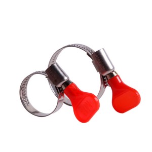 Germany Type Plastic handle hose clips