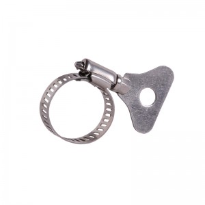 8mm Stainless Steel Mini Marine American Type Hose Clamp With butterfly