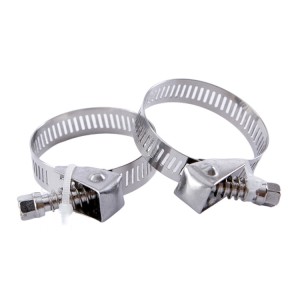 American Type Quick Release Clamp Strapping With Holes Fasteners Adjustable Clamp Worm Gear Band Roll Hose Clamps