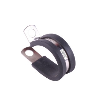 stainless steel EPDM rubber p clip