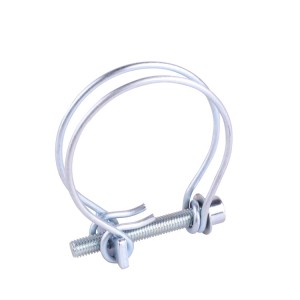 Factory wholesale Galvanized Steel Double Bolt Heavy Duty Clamp – France Double Wire Hose Clamp – TheOne