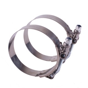 304 Stainless Steel T-Bolt Turbo Silicone Hose Clamp