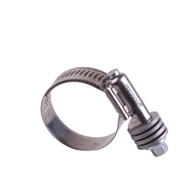 2021 Good Quality Stainless Steel High Pressure Hose Clamps -  Constant Style  High Torque Tension With White Stainless Steel Washer Pipe Clamp  – TheOne