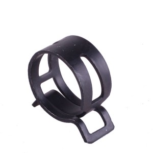 color-harden 65Mn steel spring type hose clamps