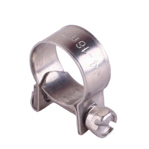 Stainless Steel 304 9mm Bandwidth Mini Type Hose Clamp