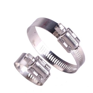 Gear Band Style Hose Clamp Perforated Band Stainless Steel 304 Hose Clamp