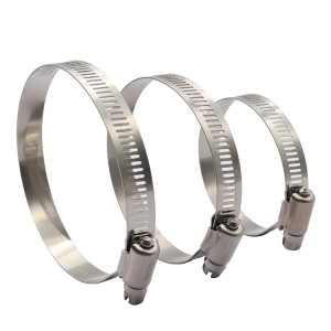 American Type Worm Gear Perforated Band Hose Clip