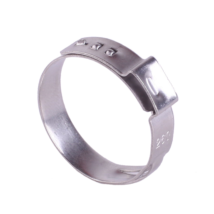 304 Stainless steel Single Ear Stepless Hydraulic Air Hose Clamp Featured Image