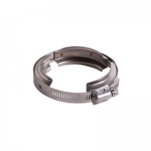 Stainless steel tip Amerikan V-band dazju għoli tal-metall heavy duty pajp clip