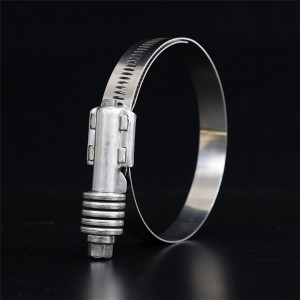 15.8mm Contant High Torque Heavy Duty Worm Gear Type Hose Clamp