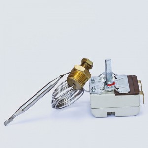 Water heater capillary thermostat for electric fryer