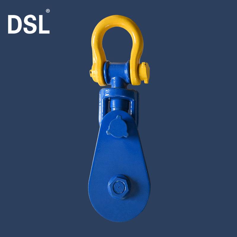 US type high load shackle type snatch pulley block (1)