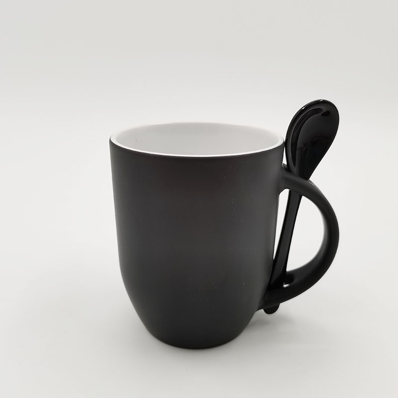 Personlized Products Football Mug - Wholesale Custom 11oz Custom Light Green Sublimation Photo Ceramic Magic Color Changing Spoon Coffee Mug – ThinkSub