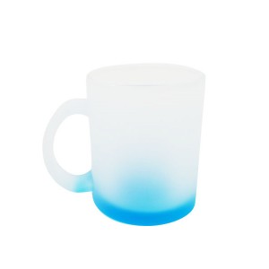 Special Price for Candle Holder -  Sublimation Blank 11oz Frosted Glass Beer Cup with Colored Bottom Glass Beer Mug – ThinkSub