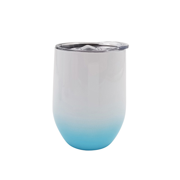 12oz/360ml Sublimation Stainless Steel Stemless Cup w/ Lid (Gradient Color )