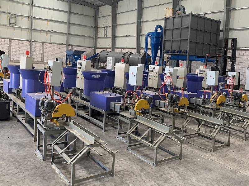 The Saudi pallet block production line was successfully installed