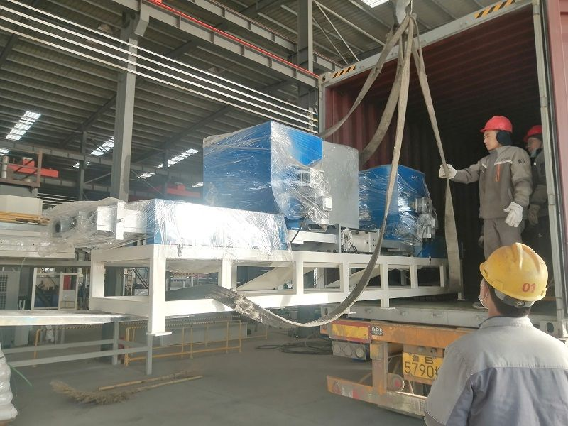 Costa Rica pallet block production line delivered smoothly