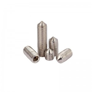 DIN914 Hexagon Socket Set Screws With Cone Point