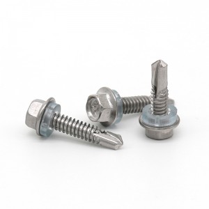 Fastener product Hexagon flange self -drilling self -tapping Screws with Washer