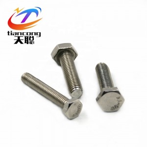 Stainless steel  A2-70  SS304 Hexagon bolt