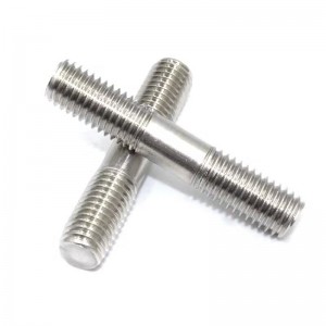 Factory Made GB 899 Double-end stud with equal-length threads double end stud M8*1.25/ M10*1.75 High strength
