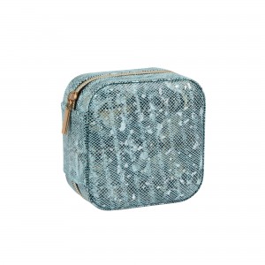 ODM Makeup Organizer Suppliers –  Ocean Blue Lizards J/M80032G Jewelry Case, mini Jewelry organizer box  – Tianhou Bag