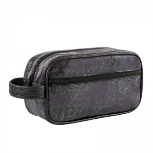 China wholesale Wallet Card Holder Products –  Black Iridescence Serpentine B/M00400G Men’s Toiletry Bag – Tianhou Bag