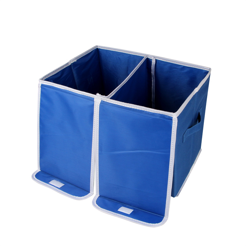 Blue N/C80030D Storage Box，Collapsible Fabric Storage Organizer with handles. 600D Pet Toys Storage Box