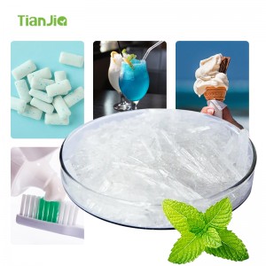 Cristal de mentol do fabricante de aditivos alimentares TianJia
