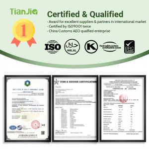 TianJia 식품 첨가물 제조업체 아연 글루콘산염