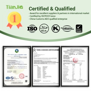 TianJia Производител на хранителни добавки 30% бетаглюкани ganoderma lucidum