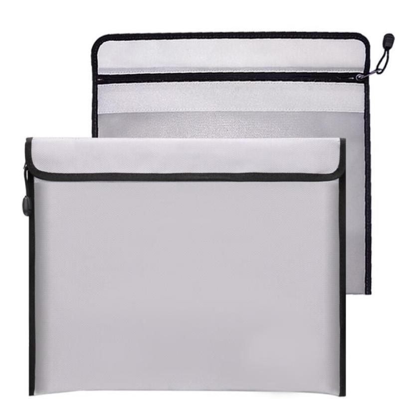 High temperature resistant portable waterproof moisture-proof data bag important document storage bag