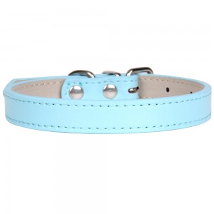 PU Leather Pet Collar And Leash Set Available Different Colors For All Size Dogs