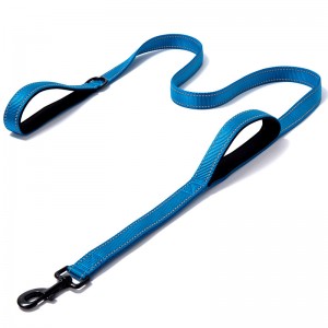 Nylon Reflective  Dog Leash  Double Handles For All Dogs